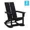 Flash Furniture Black Modern Poly Resin Adirondack Rockers, PK 2 JJ-C14709-BK-2-GG - alternate 7